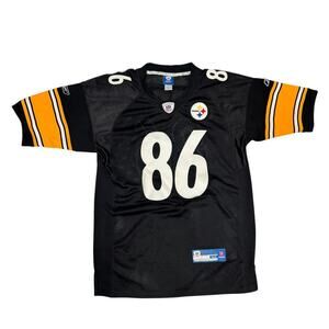 Pittsburgh Steelers Hines Ward #86 Reebok Black Jersey Size 50